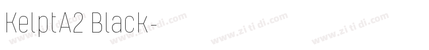 KelptA2 Black字体转换